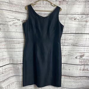 Vision Apparel Dress Womens Vintage Y2K 100% silk scoop neck Sleeveless mini‎